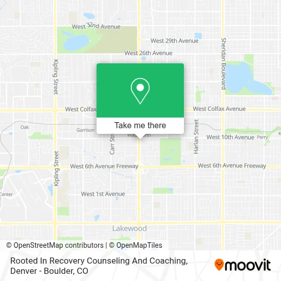 Rooted In Recovery Counseling And Coaching map