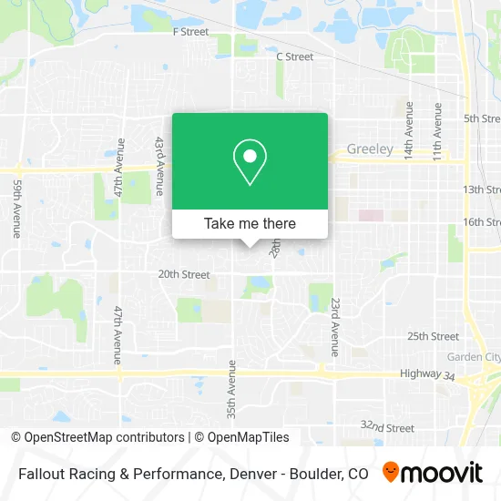 Fallout Racing & Performance map