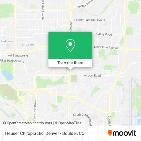 Heuser Chiropractic map