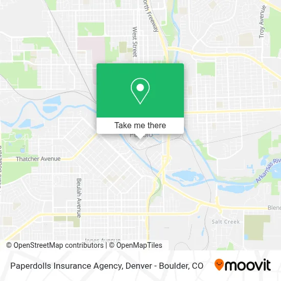 Paperdolls Insurance Agency map