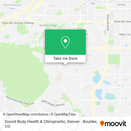 Sound Body Health & Chiropractic map