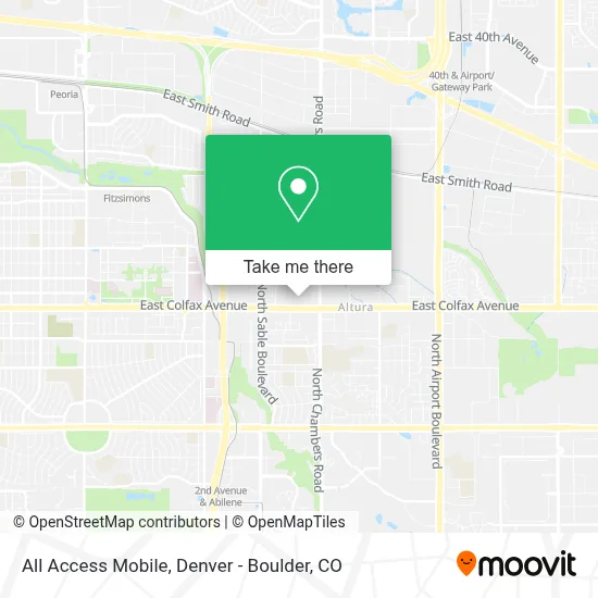 All Access Mobile map