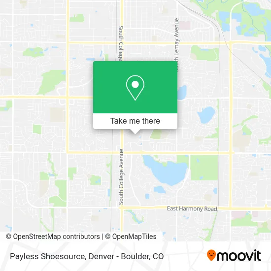 Payless Shoesource map