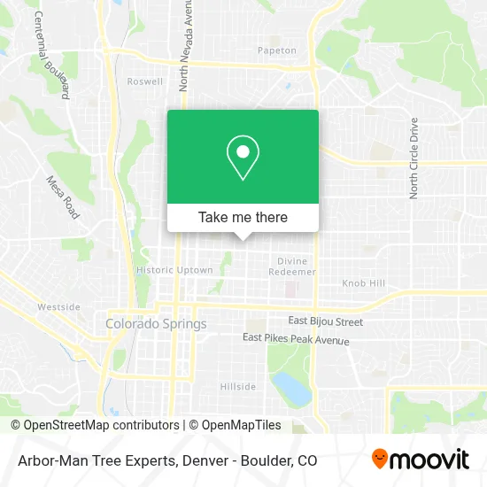 Arbor-Man Tree Experts map