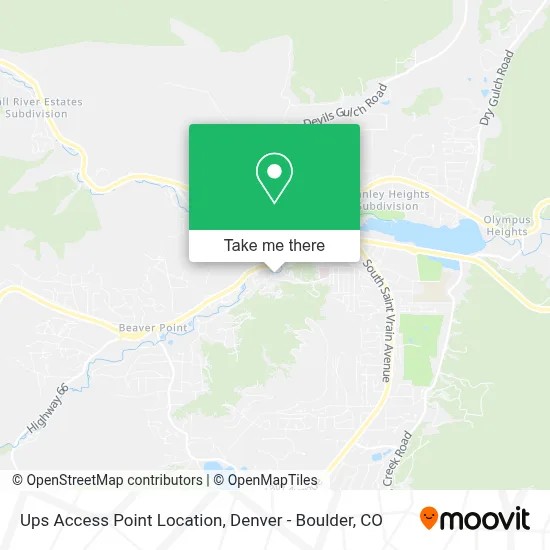 Ups Access Point Location map