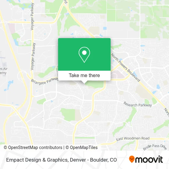 Empact Design & Graphics map
