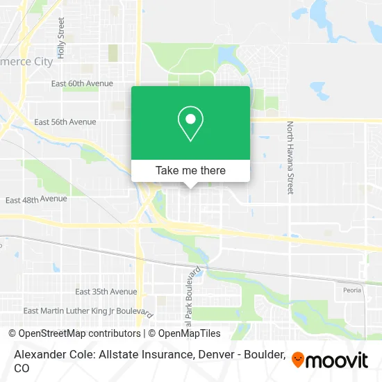 Alexander Cole: Allstate Insurance map