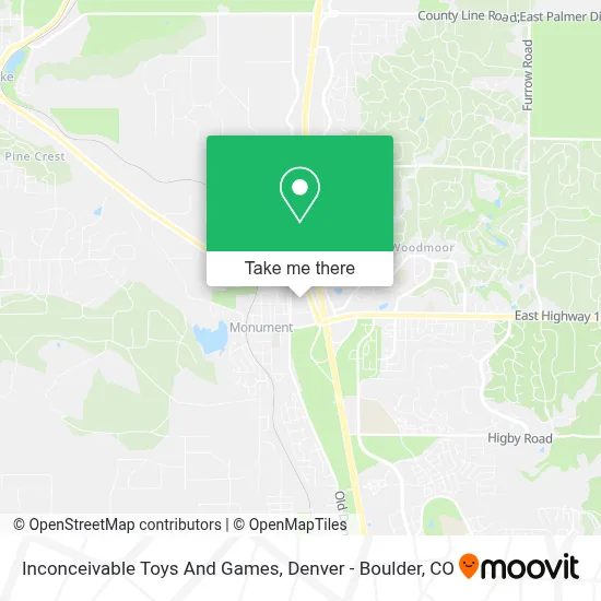 Inconceivable Toys And Games map