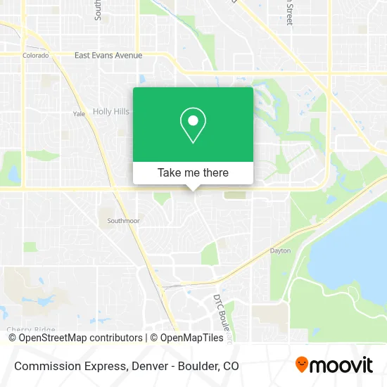 Commission Express map
