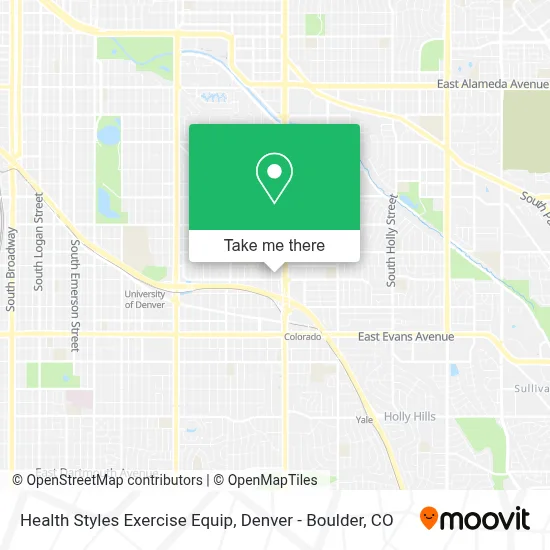 Health Styles Exercise Equip map