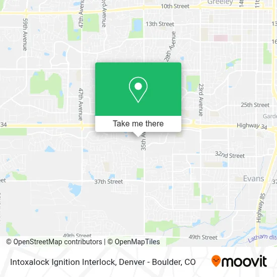 Intoxalock Ignition Interlock map