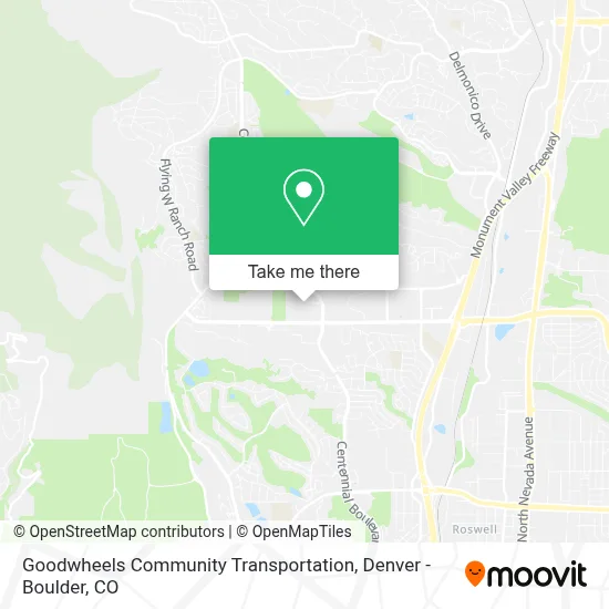 Goodwheels Community Transportation map