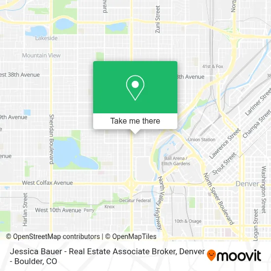 Jessica Bauer - Real Estate Associate Broker map