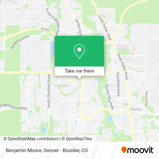 Benjamin Moore map
