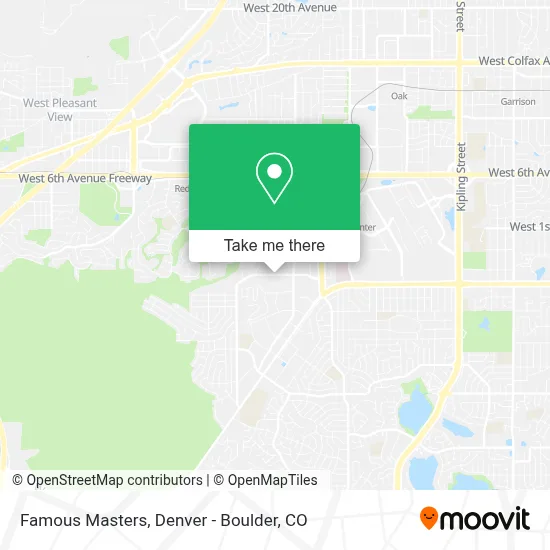 Famous Masters map