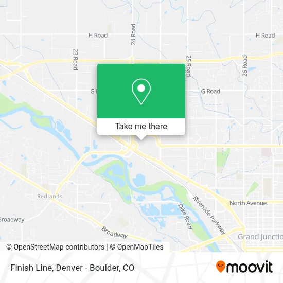 Finish Line map