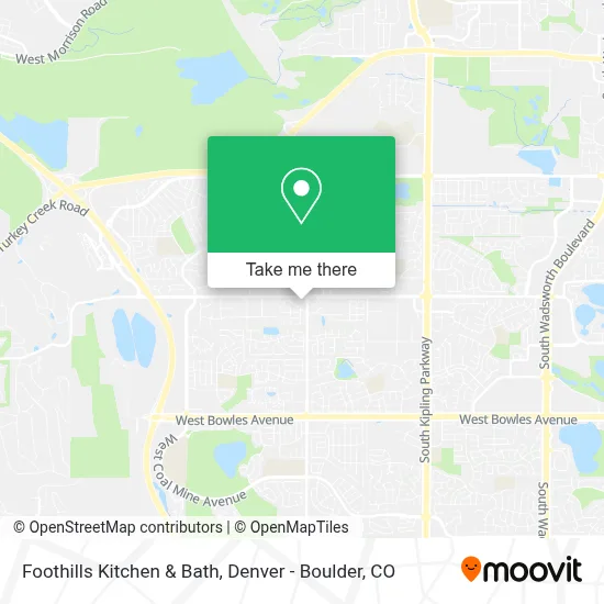Foothills Kitchen & Bath map