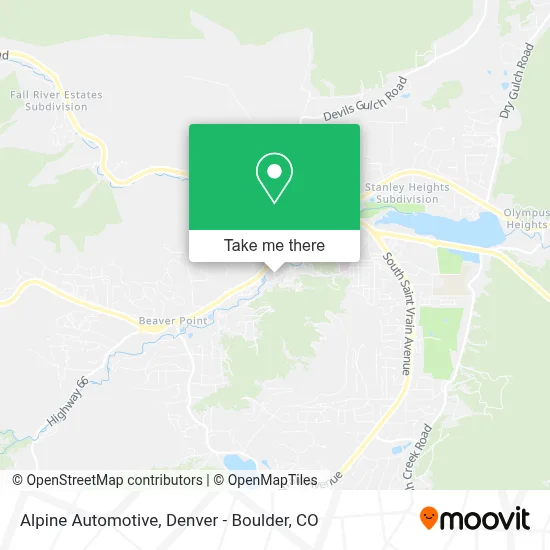 Alpine Automotive map