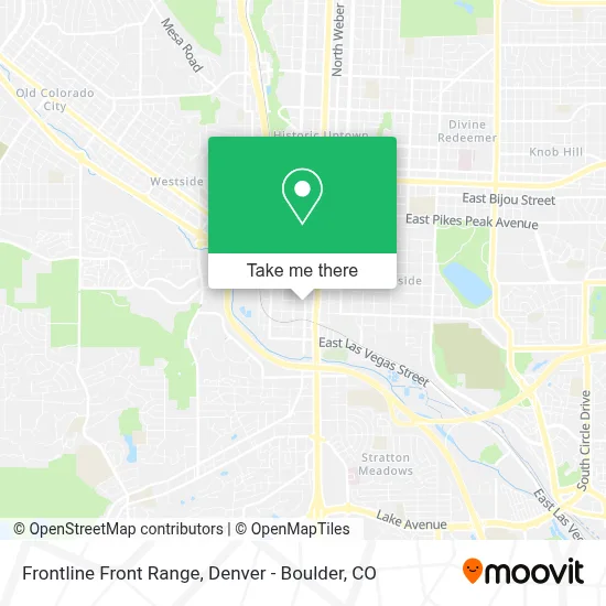 Frontline Front Range map