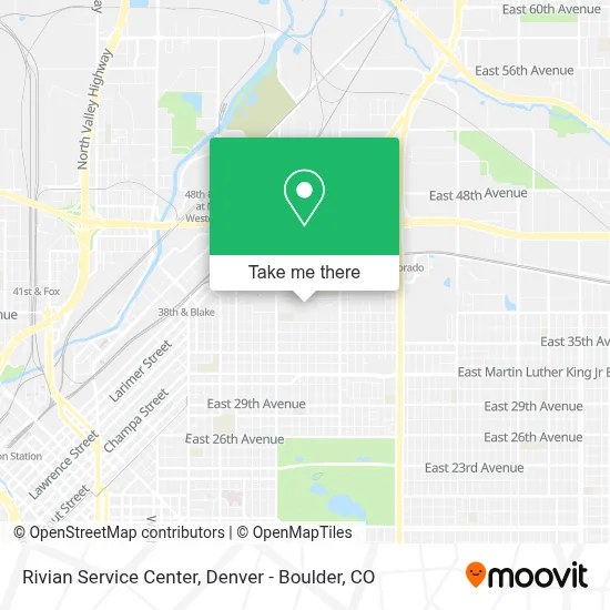 Rivian Service Center map