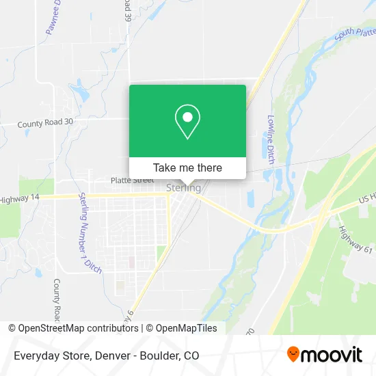 Everyday Store map
