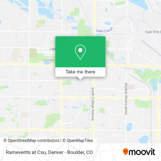 Ramevents at Csu map