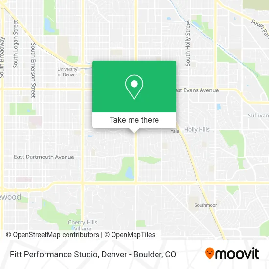 Fitt Performance Studio map