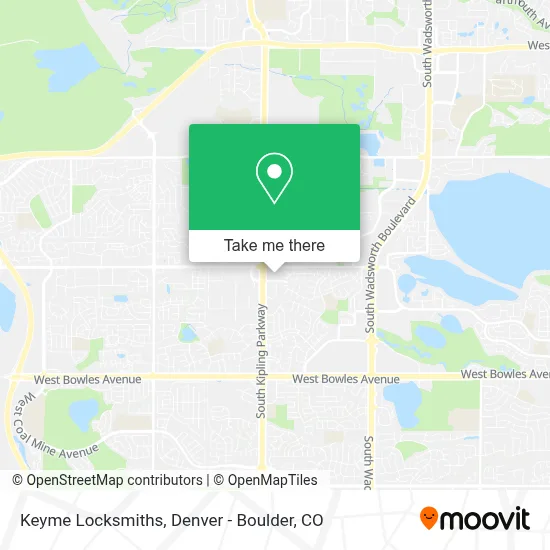 Keyme Locksmiths map