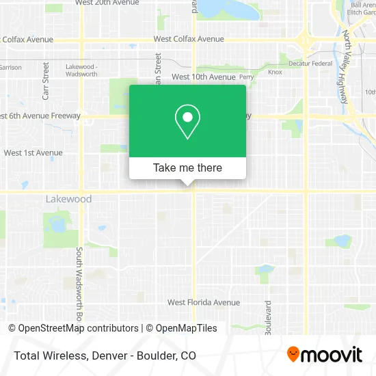 Total Wireless map