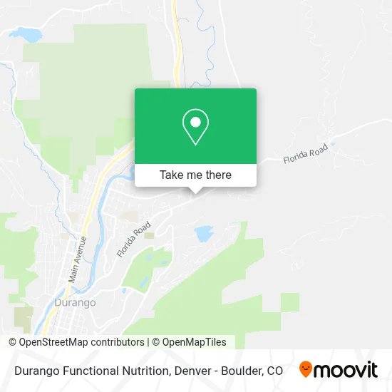 Durango Functional Nutrition map