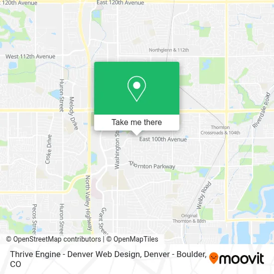 Thrive Engine - Denver Web Design map
