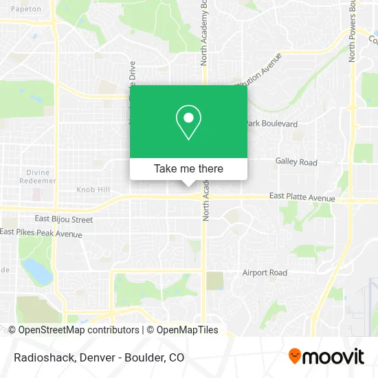 Radioshack map