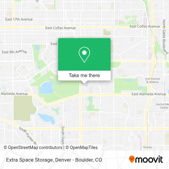 Extra Space Storage map