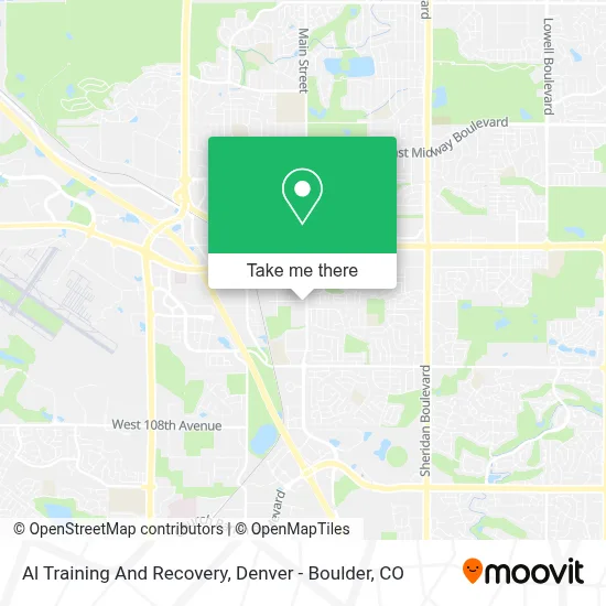 Al Training And Recovery map