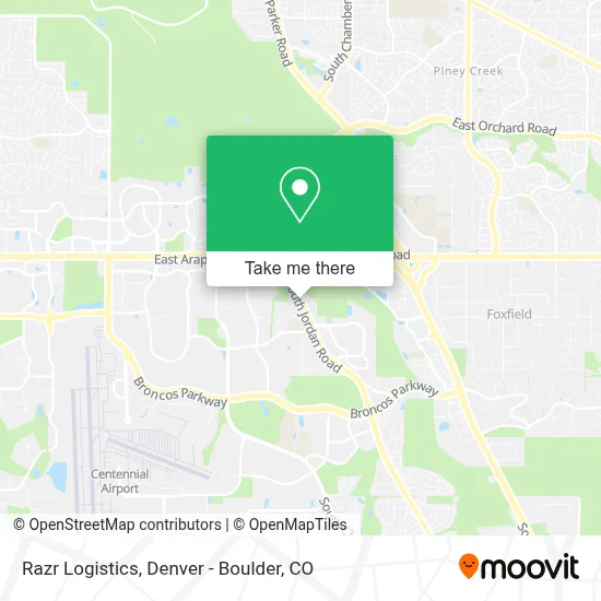 Razr Logistics map