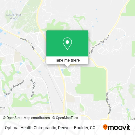 Optimal Health Chiropractic map