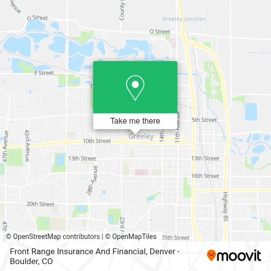 Front Range Insurance And Financial map