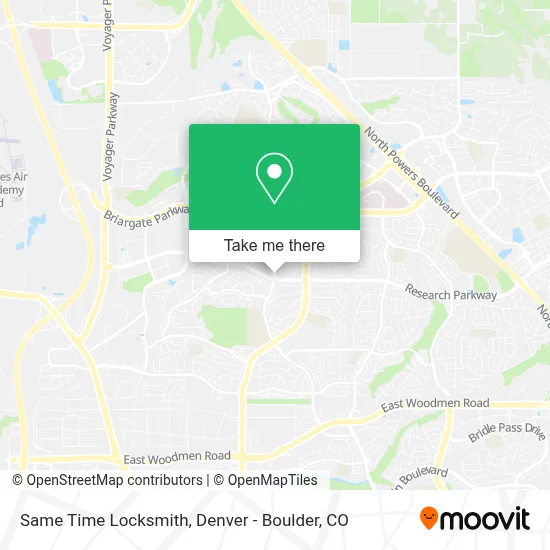 Same Time Locksmith map
