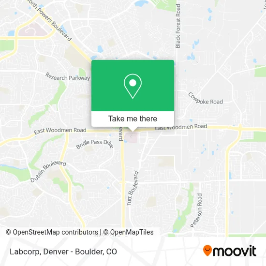 Labcorp map