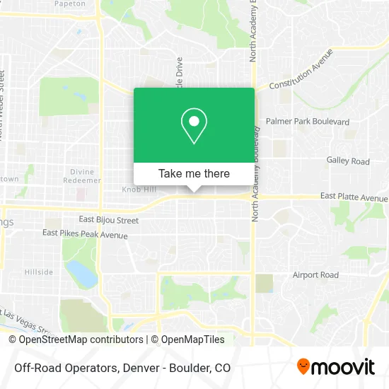 Off-Road Operators map
