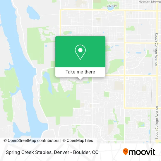 Spring Creek Stables map