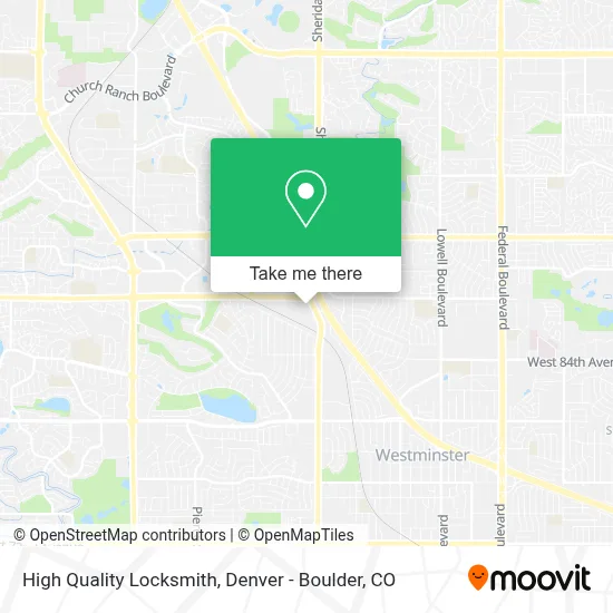 High Quality Locksmith map