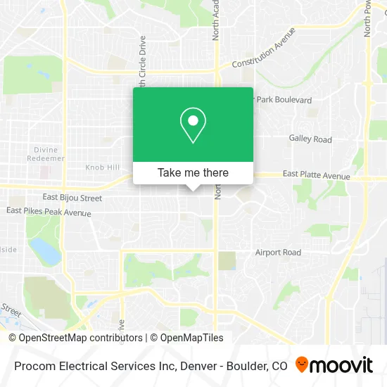 Procom Electrical Services Inc map