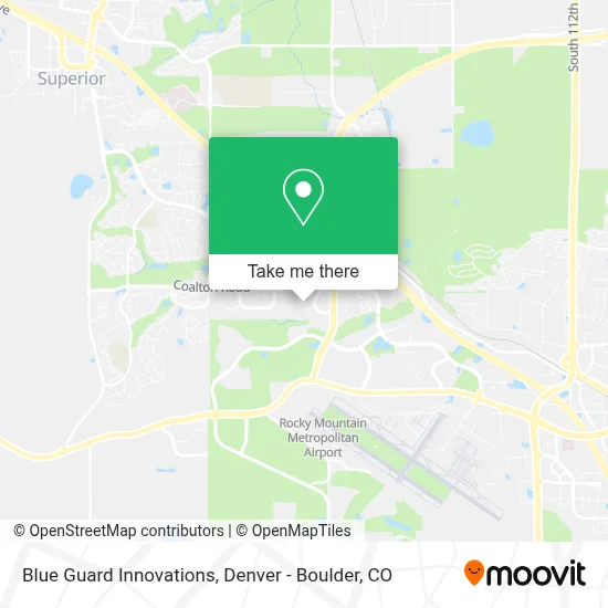 Blue Guard Innovations map