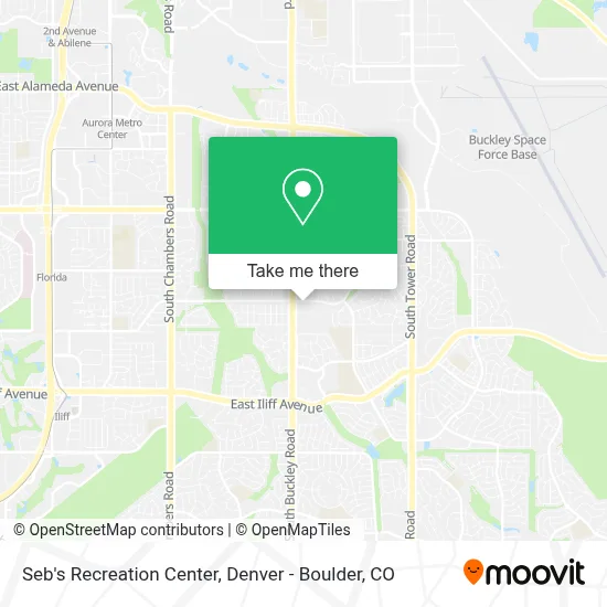 Seb's Recreation Center map