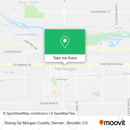 Rising Up Morgan County map