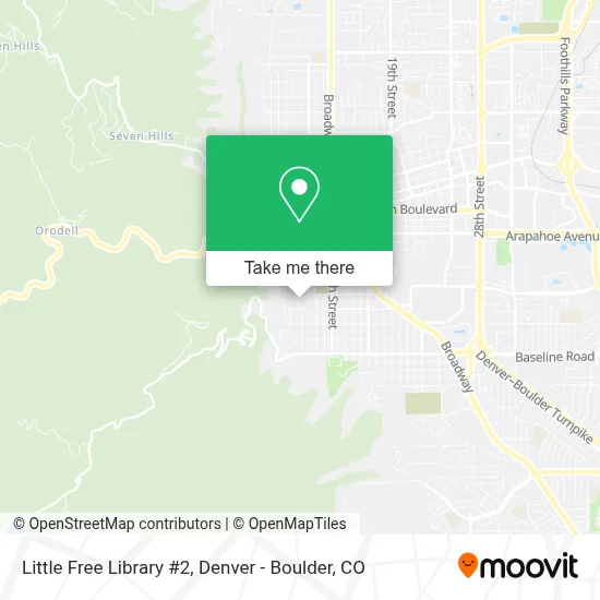 Little Free Library #2 map