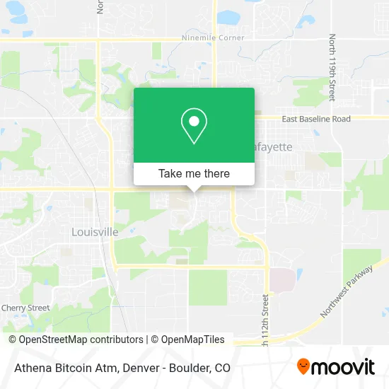Athena Bitcoin Atm map