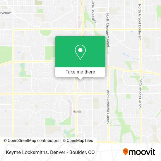 Keyme Locksmiths map
