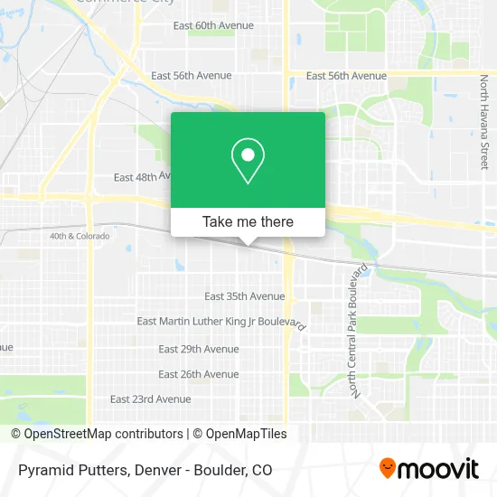Pyramid Putters map